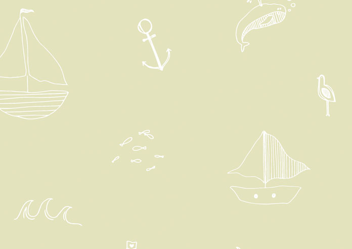 Seaside Sailing, Cream Sands - Twist&Fit Roller Blind - Image 6